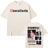 2025-26 Blanooperla Cosculluela Album Tour Merch T-Shirt Men's Gothic Fashion Vintage T-Shirt Extra Large Short Sleeve
