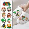 Мультяшные брелоки для обуви Super Mario Bros Аниме Милые Марио Луиджи DIY Аксессуары Для Сандалий Сумок Украшения Подарки
