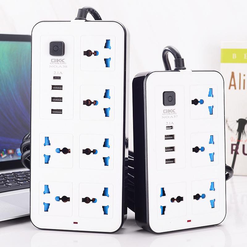 International Universal Socket Strip USB Multi-purpose Power Strip Multi-socket Panel Switch Strip