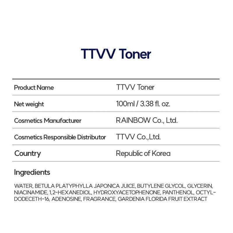 TTVV - Набор средств по уходу за кожей
