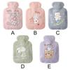 Cartoon Tummy Warmers 500ml Hand Warmer Hot Water Bottle Plush Cover Hot Water Bag