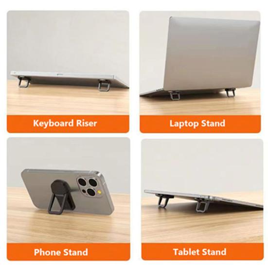 Foldable Laptop Stand Easy Installation Mini Portable Notebook Support Holder Size Adjustable Riser Laptop
