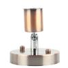 Copper Colored Metal Retro Universal Lamp Holder With 180 Degree Turning Screw Mouth Ceramic Lamp Head