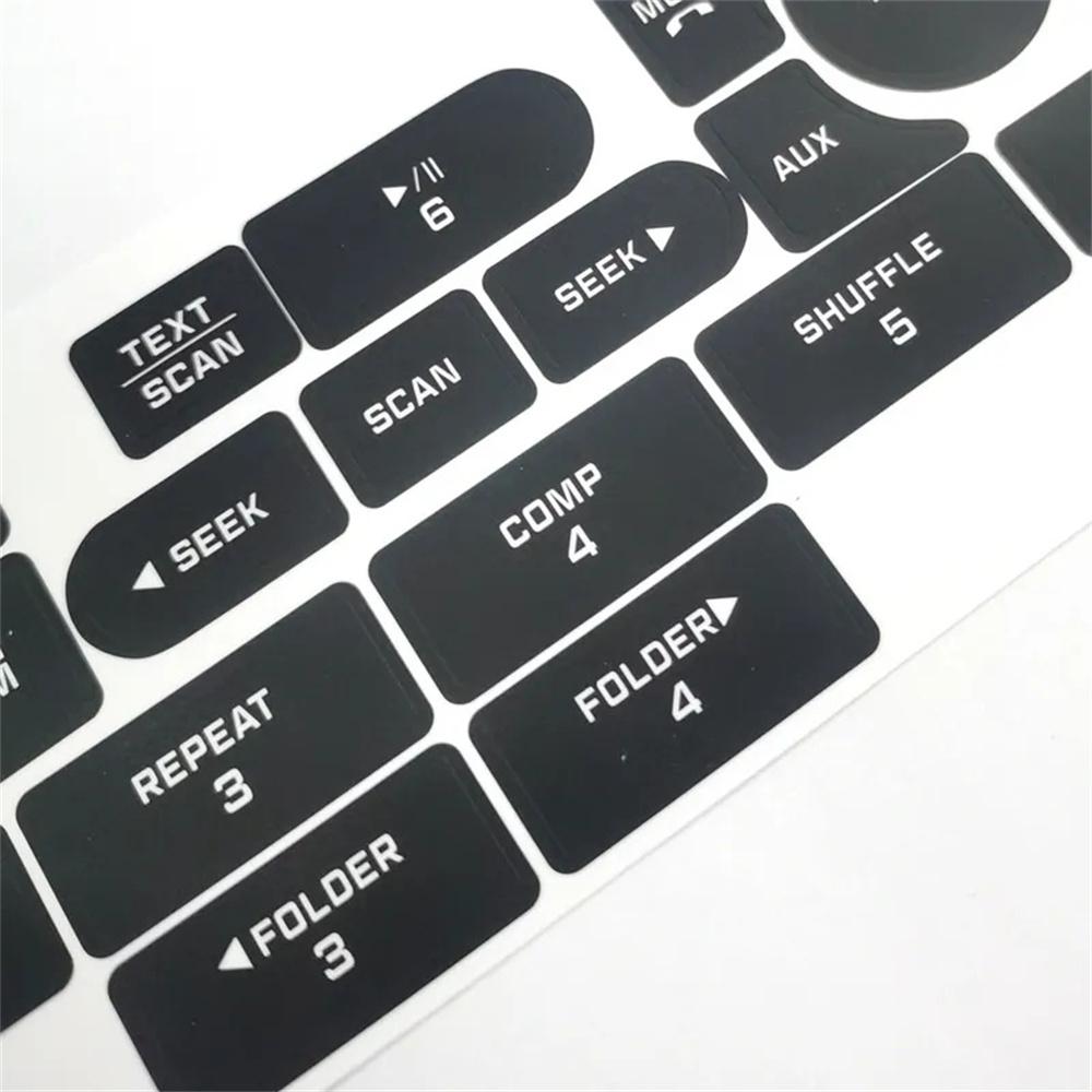 Новый Набор Наклеек для Ремонта Кнопок Радио и CD для Ford Mustang 2005-2009