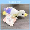 Whimsical Plush Goose Keychain Doll Cute Soft Stuffed Pp Cotton Colorful Gift