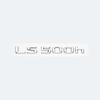 3D Chrome Glossy Black ABS Letters LS350 LS400 LS460 LS460L LS500 LS500h HYBRID Emblem For Lexus Car Trunk Logo Badge Sticker