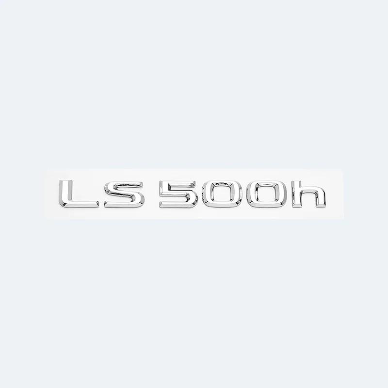 3D Chrome Glossy Black ABS Letters LS350 LS400 LS460 LS460L LS500 LS500h HYBRID Emblem For Lexus Car Trunk Logo Badge Sticker