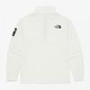 North Face Kids Comfy Long Sleeve Half Zip Tee White Nt7lq54t