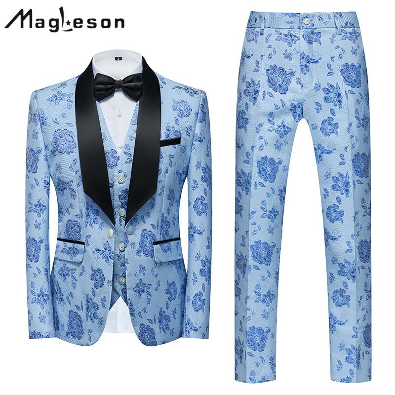 Комплект из 3 предметов, мужская одежда, стильный деловой костюм, мужской костюм, деловой офисный свадебный костюм, костюмы и блейзеры, куртка + брюки + жилет