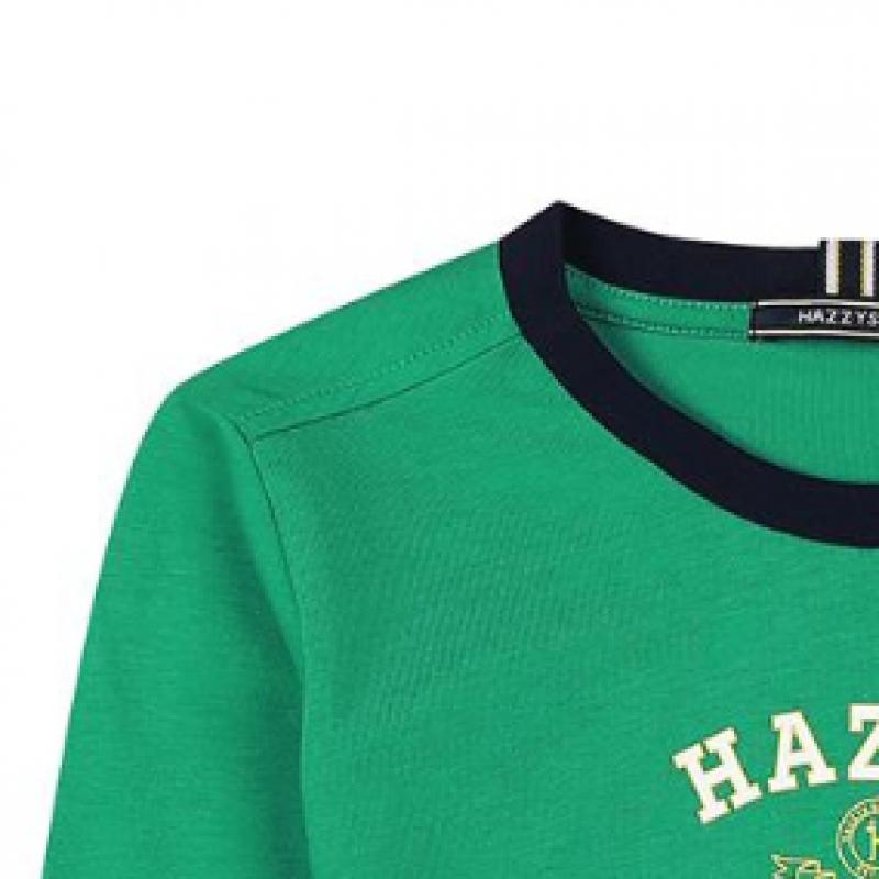 [hedges Kids] Футболка Earth ORGANIC R Neck зеленая hus02TR03m Gn 