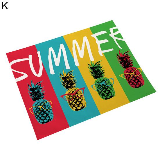 Уникальная водонепроницаемая теплоизоляционная многоразовая машинная стирка подушка для стола с ананасом для подставки для чаши ресторана