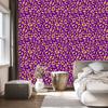 Purple Animal Skin Wallpaper Purple and Gold 50x1000