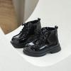 Kids Martin Boots Boys Girls Soft Sole Anti-Slip Short Casual Leather Look