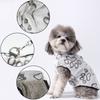 Winter Puppy Jacket Soft Fleece Dog Clothes Cute Paw Print Pets Warm Coat with D-Ring for Small Mediun Dogs Chihuahua Pug Pet Supplies