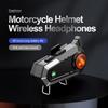 Мотошлем C9 Bluetooth-гарнитура для мотопутешествий | Реальное время связи 500 м для водителя и пассажира | Велосипедные наушники