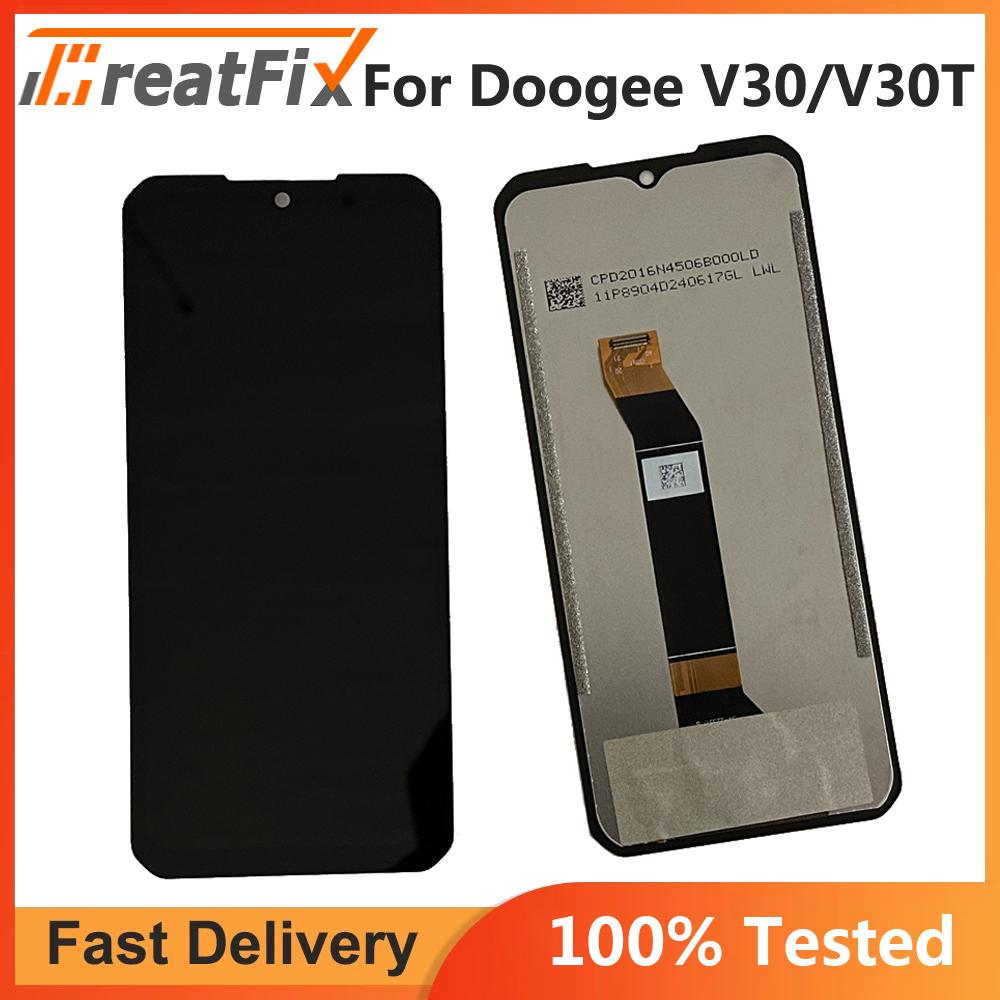 LCD Screen and Digitizer Full Assembly For Doogee V30T