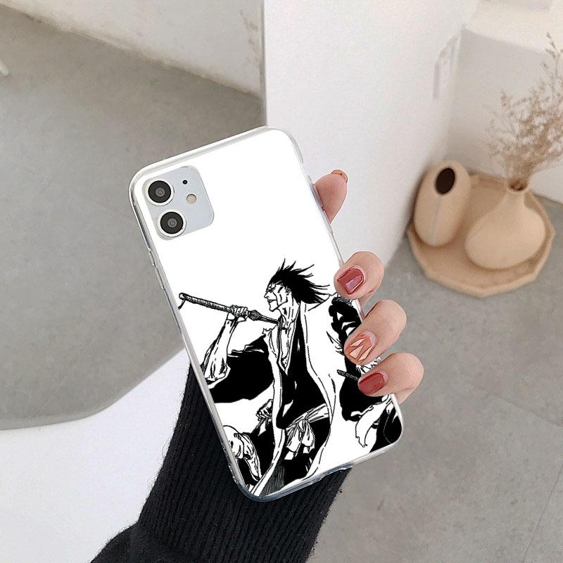 Чехол для телефона с изображением аниме «Блич» для iPhone SE 2020 SE3 2022 13 12 Mini 11 Pro 7 8 5 6 6S Plus X XR XS Max, силиконовый прозрачный чехол из ТПУ