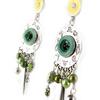 Les Trésors De Lily [D9643] — Зеленые дизайнерские серьги «Couture»