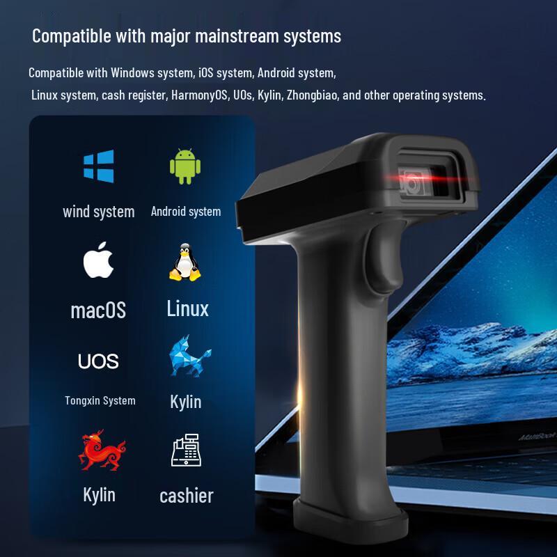 Беспроводной сканер штрих-кодов GEPAD GT-531DB с большим дисплеем
