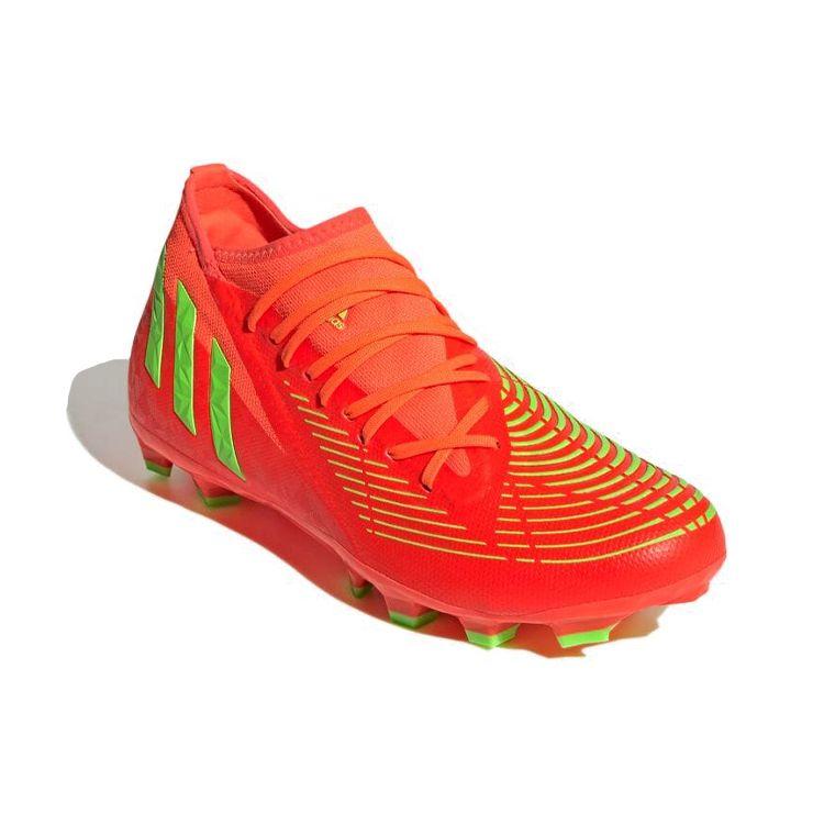 Adidas Predator Edge.3 Round Toe Lace-Up AG HG IC IN Artificial Turf Ultra-Fine Slip-Resistant Shock-Absorbing Soccer Shoes Men Soccer Shoes GW0957