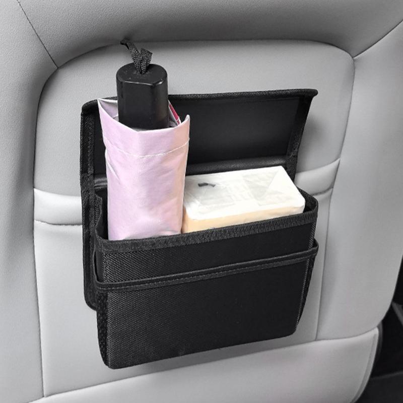 Автомобильные мусорные баки Магнитная крышка Автомобильные мусорные баки Мусорный бак на заднем сиденье Органайзер для хранения вещей в автомобиле Герметичное хранение на спинке сиденья автомобиля