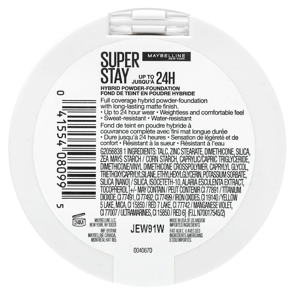 Maybelline Super Stay, Гибридная пудра-основа, 220, 6 г (0,21 унции)