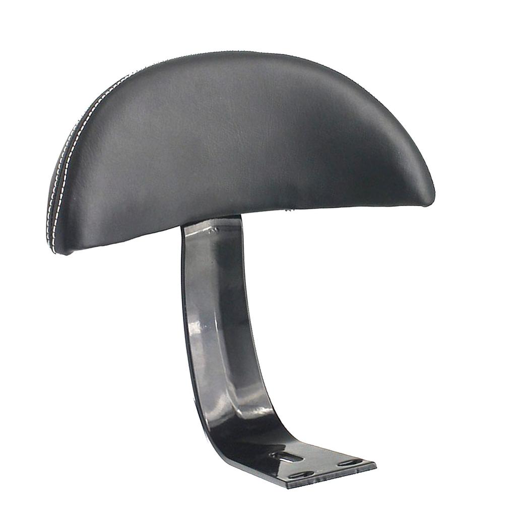 Bike Backrest Support PU Leather Electric Bicycle Rear Passenger Seat Backrest with Metal Support Soft Sponge Cushion