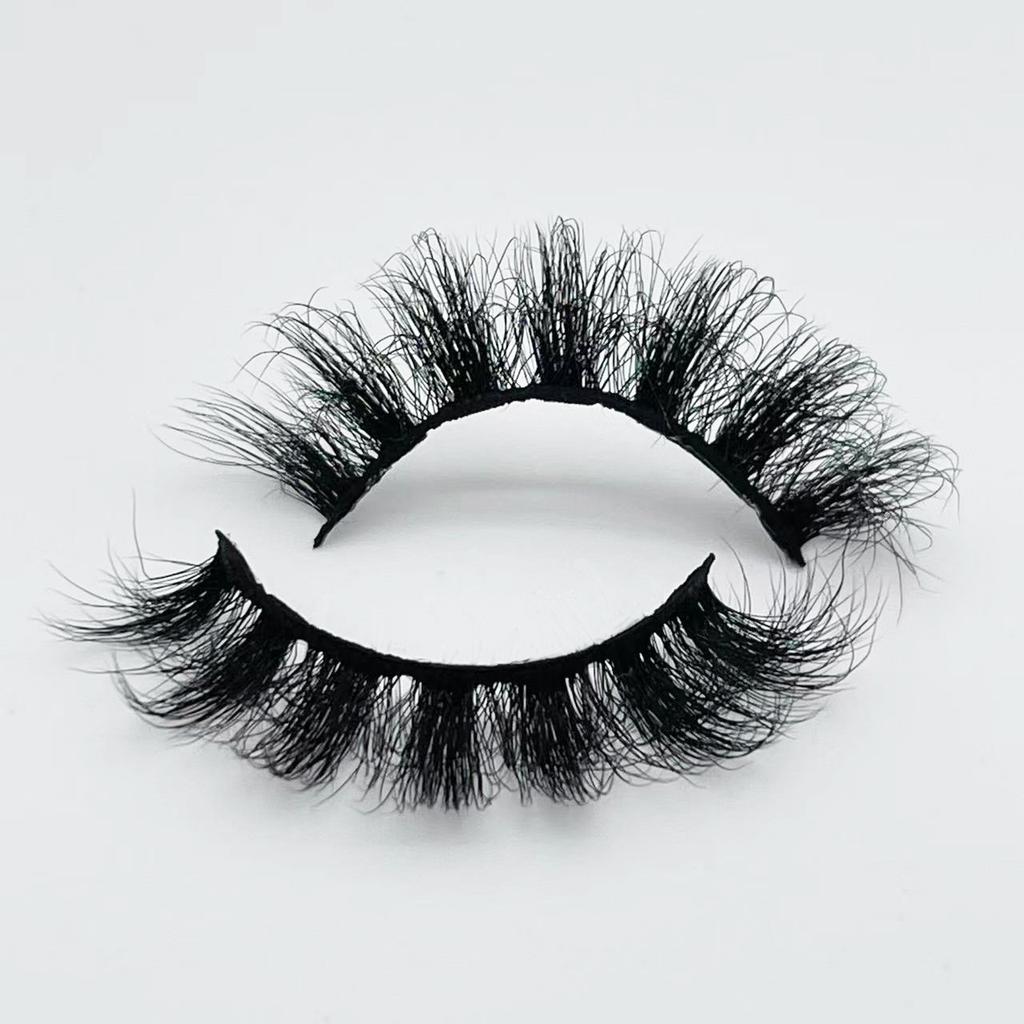 20 мм имитация норковых ресниц европейские и американские ресницы густые и грязные русские вьющиеся жареные волосы накладные ресницы