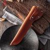 Knife Sheath Leather Cover With Waist Belt Buckle Pocket Multi-Function Tool
