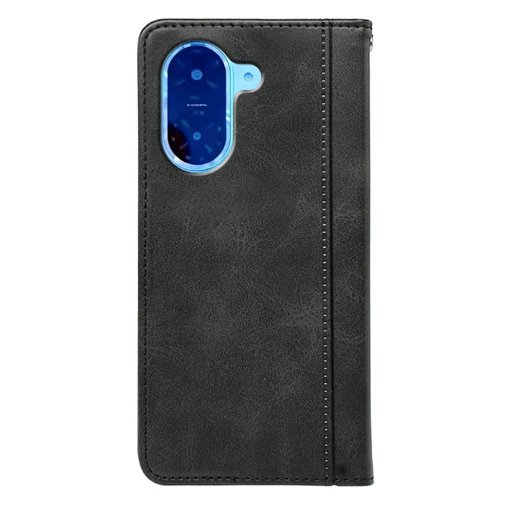 Для Xiaomi Redmi A5 4G (171,7 мм)/Чехол для Poco C71 4G Скрытая магнитная застежка Кожаный чехол с текстурой теленка