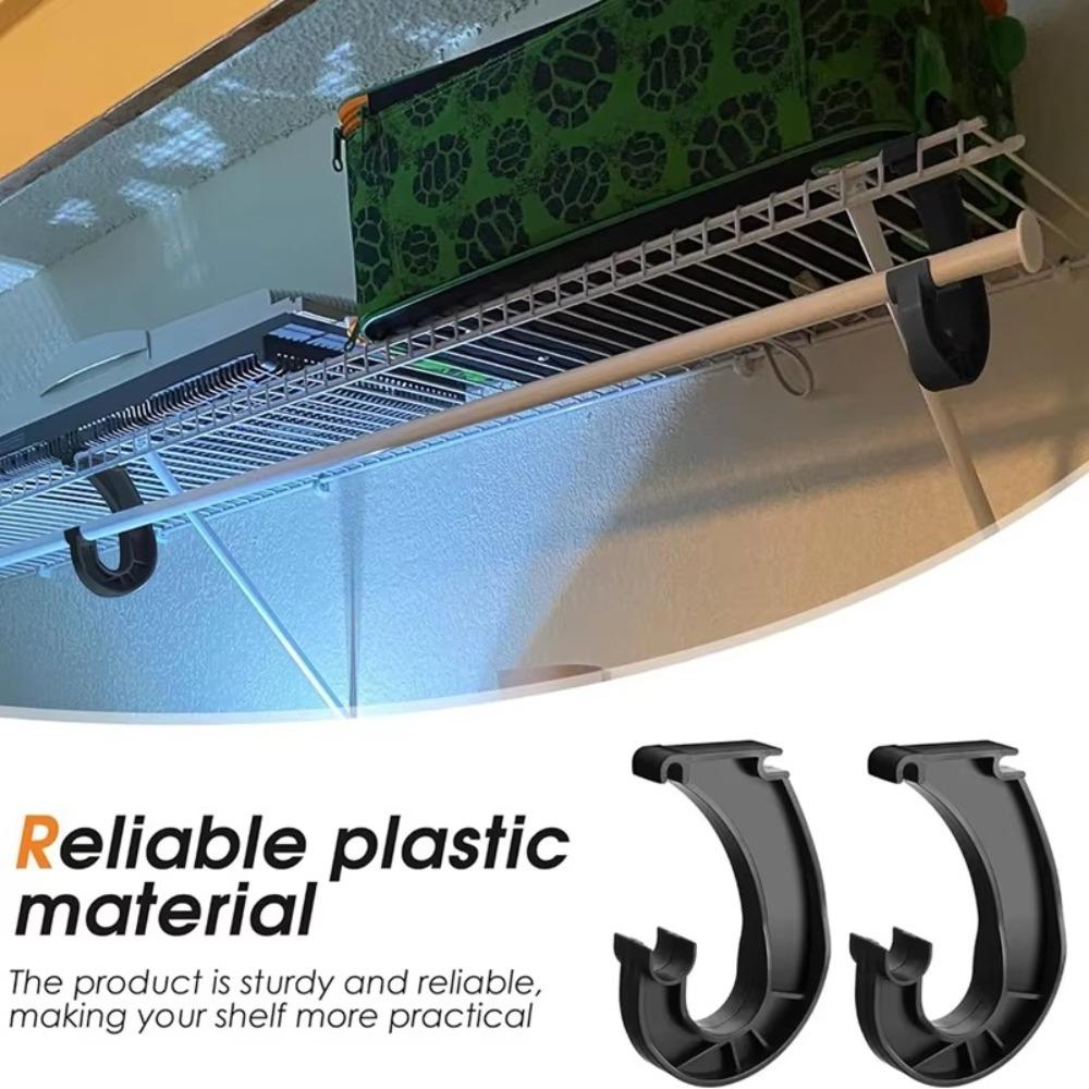 1 шт. J-образные кронштейны для подвесных штанг для шкафа, прочный держатель для штор, опорная фурнитура для штанги для шкафа