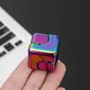 Металлический квадратный гироскоп декомпрессионный вращающийся кубик кости антистресс игрушка для кончиков пальцев отпечаток руки спиннер ранняя игрушка Flipo Flip