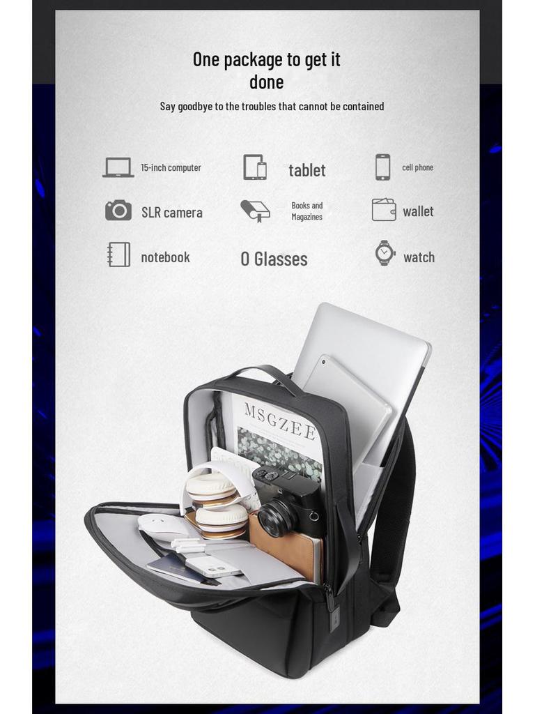 Модный водонепроницаемый нейлоновый рюкзак: Высококачественная мода для мужчин и женщин, вместительная школьная сумка и деловая сумка для ноутбука