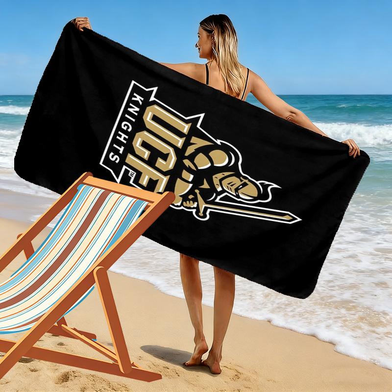 Central Florida Knights Print Beach Towel, Large Soft Quick Dry Towel for Beach Camping Swimming