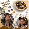 120Pcs Multi Style Braiding Beads DIY Crafts Dreadlocks Hair Rings  Hair Accessories