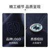 Brand customization: long sleeved polo shirt made of mulberry silk and long staple cotton, men's spring and autumn business solid color base T-shirt