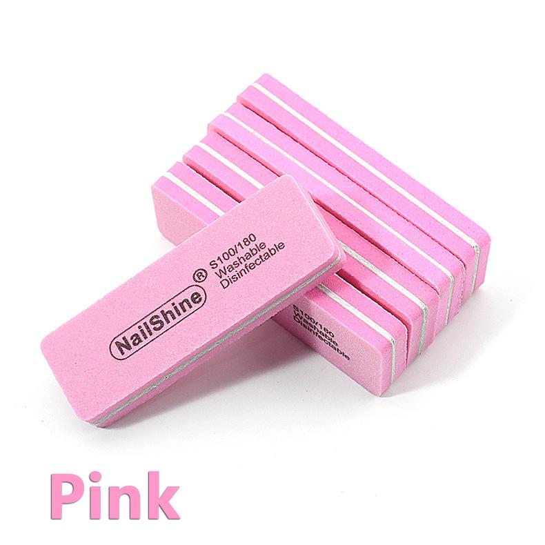 20 шт. квадратных мини-пилочек для ногтей, цветные губки, полировальный круг для ногтей, маникюрный уход, наборы инструментов для дизайна ногтей