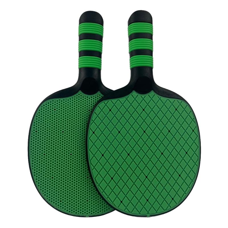 1 Pair Rubber Table Tennis Equipment for Beginner Pingpong Paddle Set Table Tennis Bat Table Tennis Rackets Set