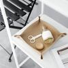 Foldable Table Catchall Storage Box Jewelry Key Coin Desk Top Organizer Entryway Nightstand Home Office Decoration