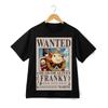 Футболка с плакатом о розыске Фрэнки из One Piece - Аниме Футболка с пиратским кораблем Тысяча Солнц