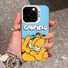 Cute Cat G-GarfieldeS Phone Case For IPhone 17 Pro Max 16 Pro Max 15 14 13 11 12 Mini Xs X Xr 7 8 Plus Se Color Silver Cover