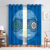 Gamepad Printed Curtains, Semi-Shading, Living Room, Bedroom, E-Sports Room Decorative Curtains, Customizable Patterns