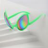 Funny Alien Glasses Party Sunglasses Rainbow Lenses Sunglasses Holiday Dance Aliens Alternative Shapes For Party