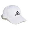 adidas Кепка бейсбольная Белая/Черная (ФК0890), Защита от солнца UPF 50+, Легкая, Быстросохнущая, Большой размер 60-63 см. Модель GNS10