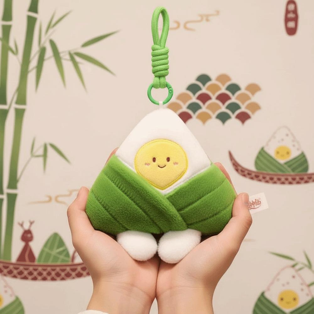 Ultra-Soft Velvet Cartoon Zongzi Plushie Dragon Boat Festival Doll  Bedside Comfort Toy