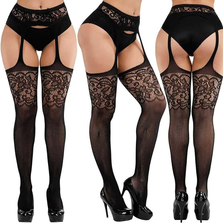 Модные чулки большого размера, ультратонкие, облегающие, с высоким кружевом, сексуальные, для девочек-лолит, выше колена, сетчатые, длинные носки для женщин, черные, белые, XXXL