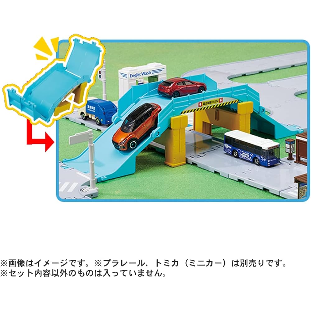 Takara Tomy Tomica Набор Дорожных Перекрестков и Мостов Города Игрушечные Машинки для Детей от 3 лет