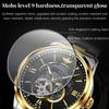 OUPINKE Мужские часы Hollow Movement Automatic Mechanical Watch Luminous Waterproof Men's Watch