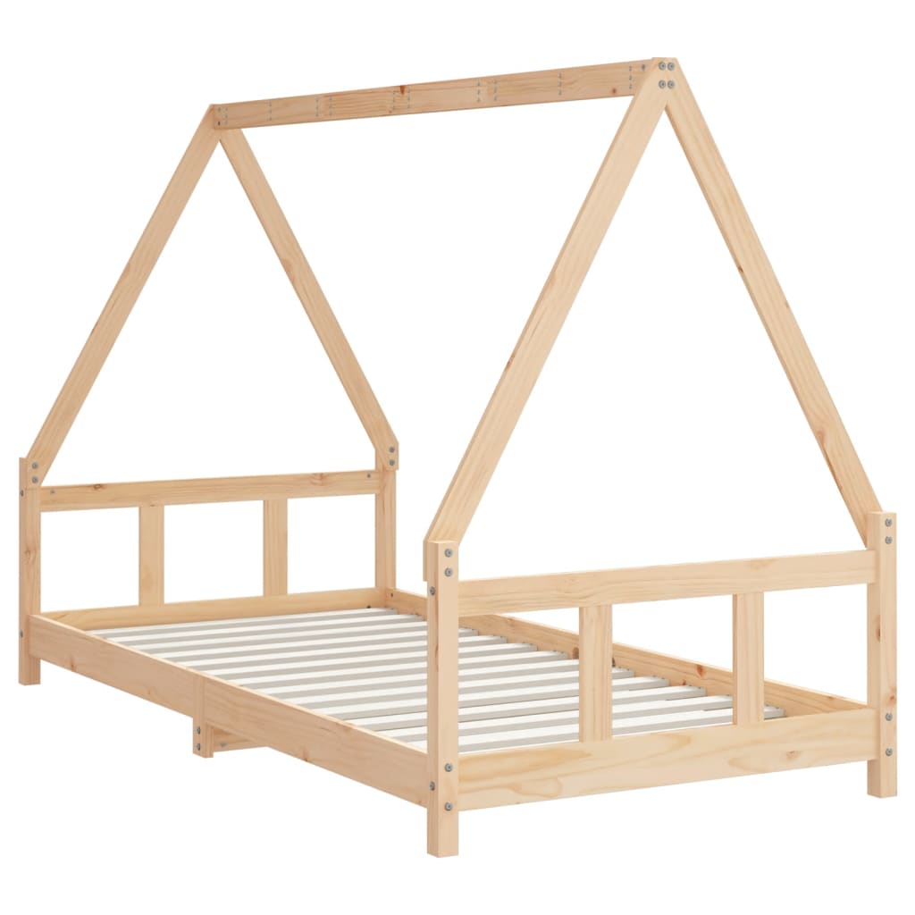 Kids Bed 90 x 190 cm Solid Pine Wood