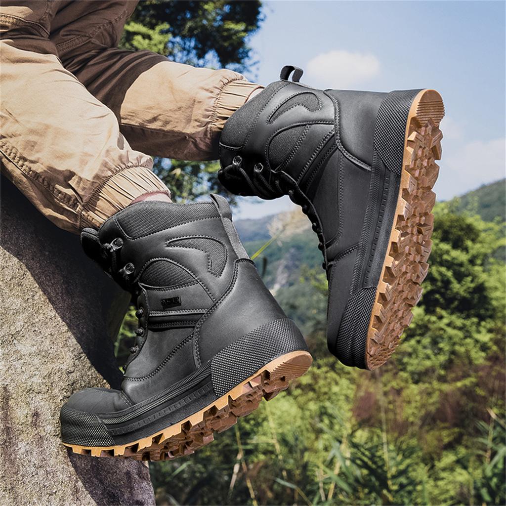 TUINANLE Мужская обувь Уличные походные ботинки Осенние Высокие Износостойкие Нескользящие Походные Внедорожные Спортивные ботинки